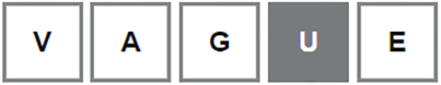 Wordle 5 letter word does not contain this character